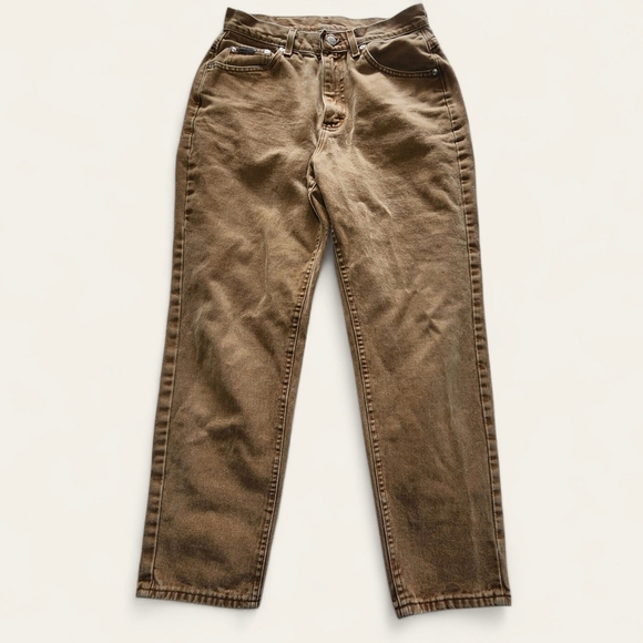 Lee Riveted Collection Vintage Tan‎ Jeans | Women’s 12P | 100% Cotton - Picture 1 of 11
